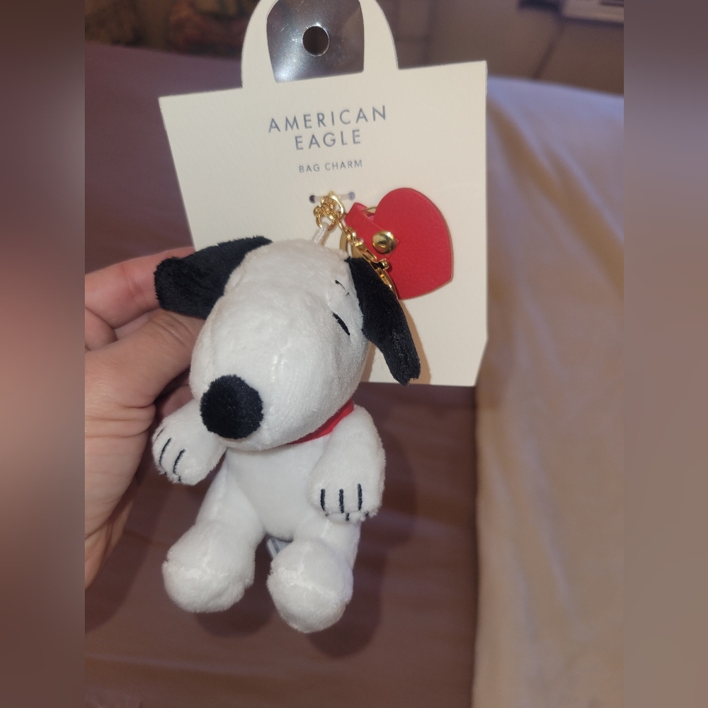 American Eagle Outfitters Snoopy Dog Charm - White, Black, and Red - Picture 2 of 3